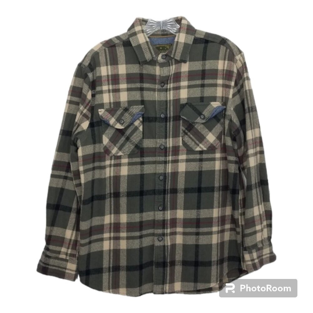 Anchorage Expedition Shirt Men's M Plaid Flannel Lumberjack Hiking Gorpcore Dad